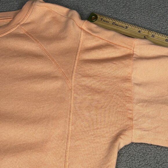Sweaty Betty After Class Sweatshirt Womens Medium Peach Workout Yoga Pullover - Picture 7 of 10